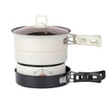 110V/220V Electric Cooker Portable Cooking Pot Foldable Hotpot 1.6L Multi cookers Split Type Rice Cooker Frying Pan Home Travel Zpaxo WHITE EU