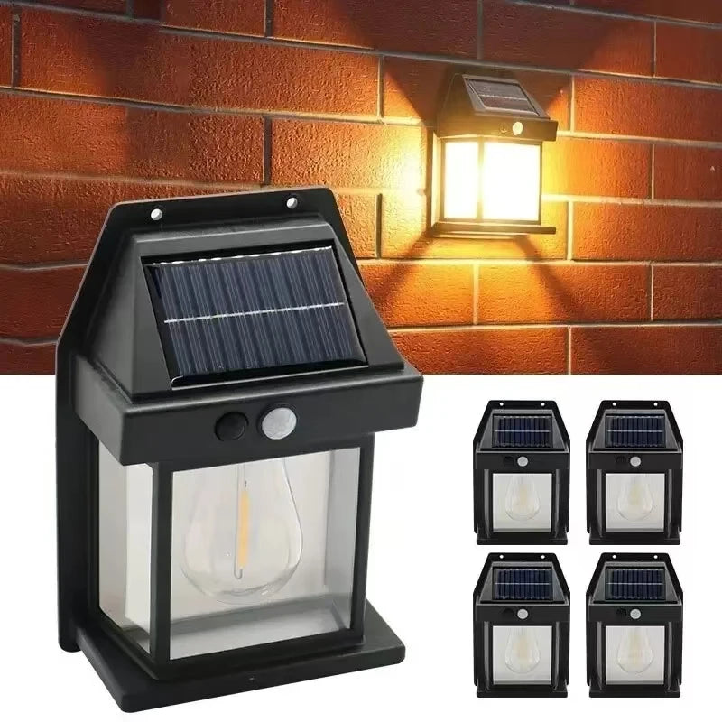 Powerful Outdoor Solar LED Street Light Waterproof Solar Lamp Garden Yard Pathway Wall Decoration External Lighting Fixture Zpaxo