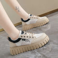 2026 Mesh Breathable Heightening Women's Casual Single Shoes Fashion Zpaxo black 37