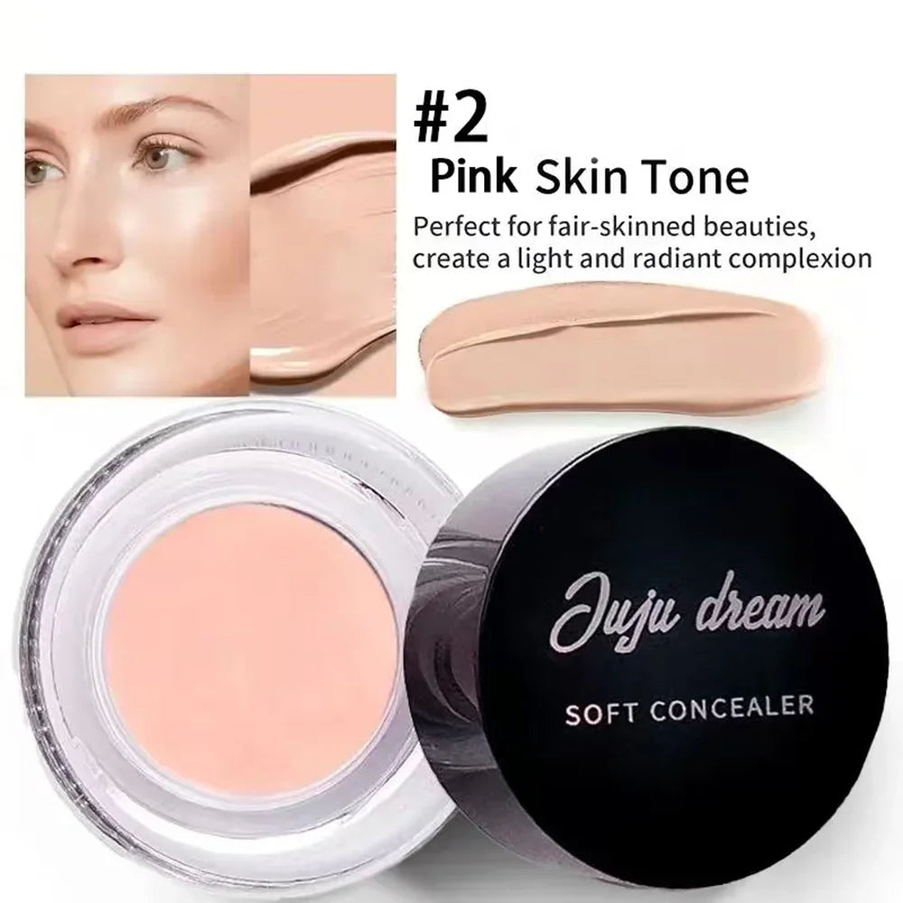 Full Coverage Waterproof Concealer – Hides Tattoos, Scars & Blemishes, Natural Matte Foundation for All Skin Tones, Long-Lasting Zpaxo Pink Skin