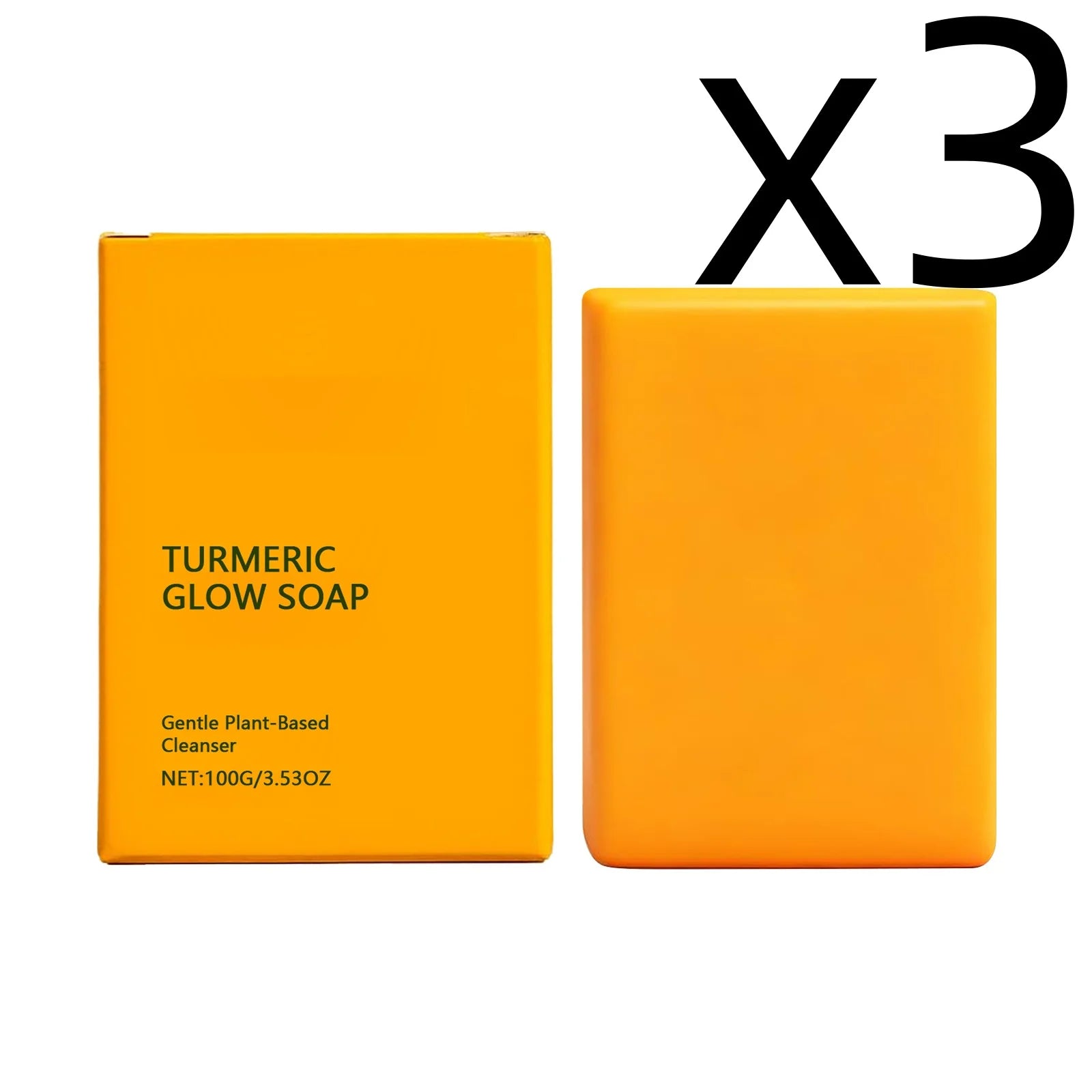 Turmeric Body Cleansing Soap – Deep Clean & Nourish 100g Turmeric Body Soap Zpaxo 100g Boxed X 3PCS