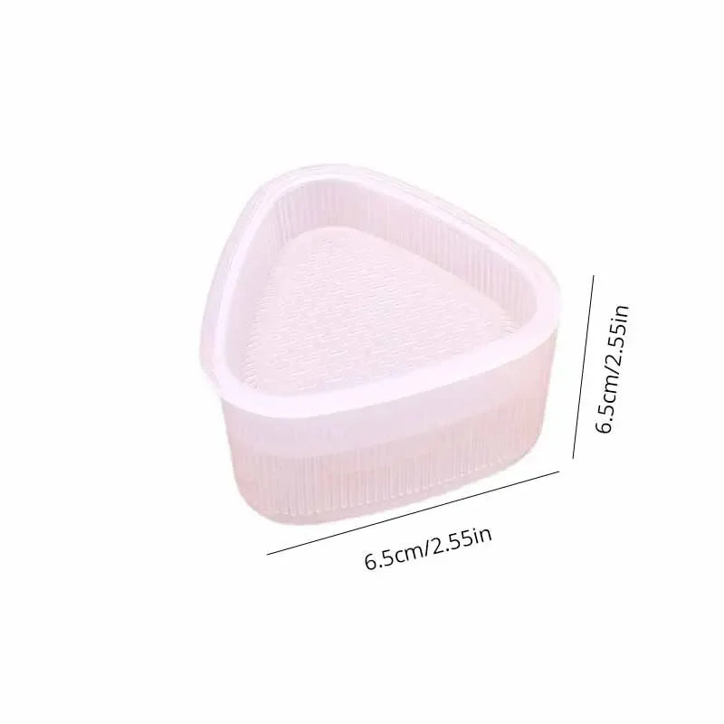 Sushi Mold Kit – Onigiri Rice Ball & Triangle Maker (2 Pack) Sushi Mold Kit Zpaxo