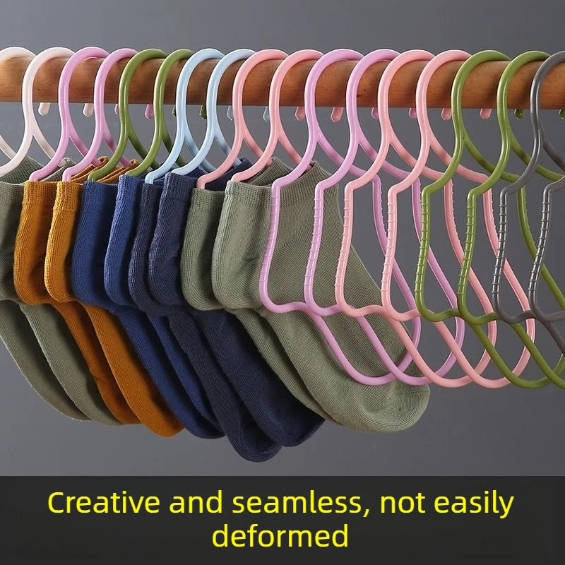 Sock Drying Rack Traceless Anti-drop Plastic Hanger Windproof