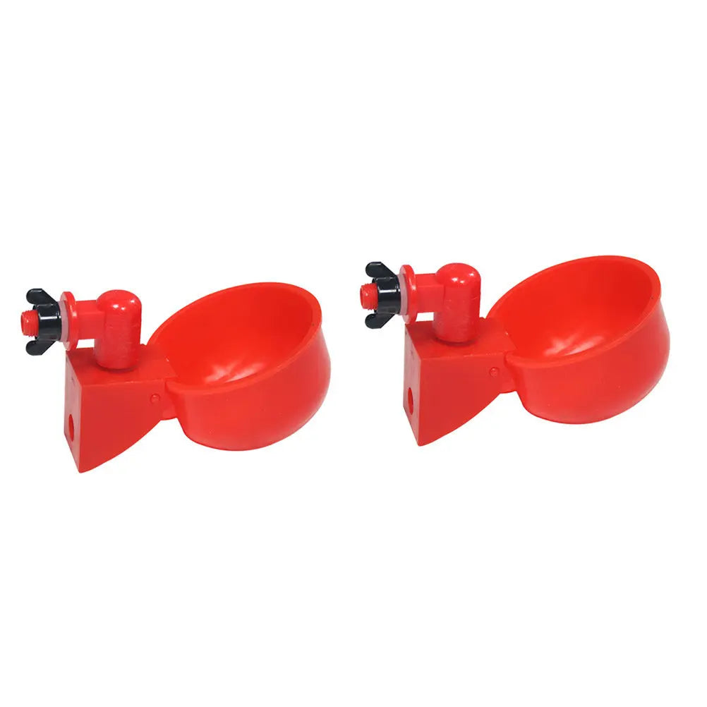Poultry Water Bowl Plastic Sturdy Dispenser Simple Structure