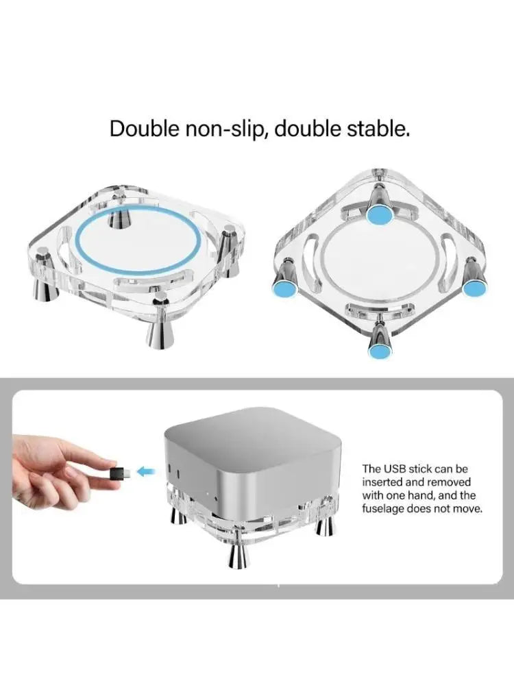 652F Acrylic Desktop Stand Mini 2024 Transparent Dustproof Laptop Zpaxo CN
