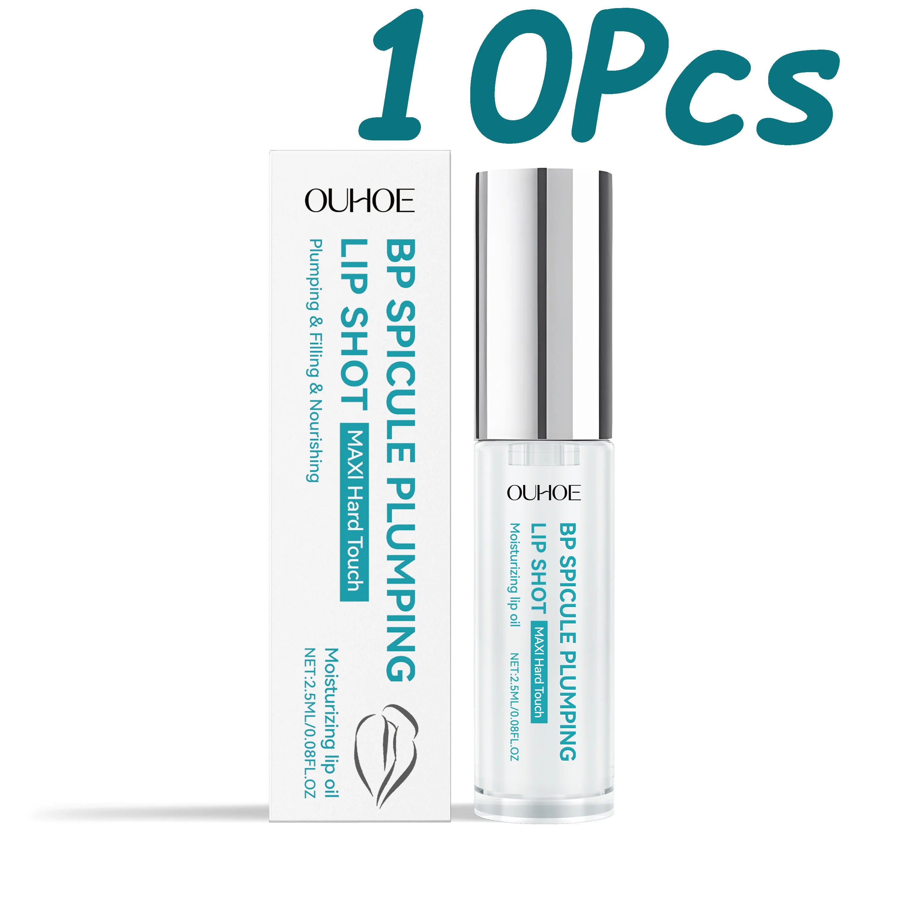 Ouhoe Moisturizing Lip Oil – Plumping & Hydrating Gloss Lip Care Oil Zpaxo 10 x 2.5ml Boxed