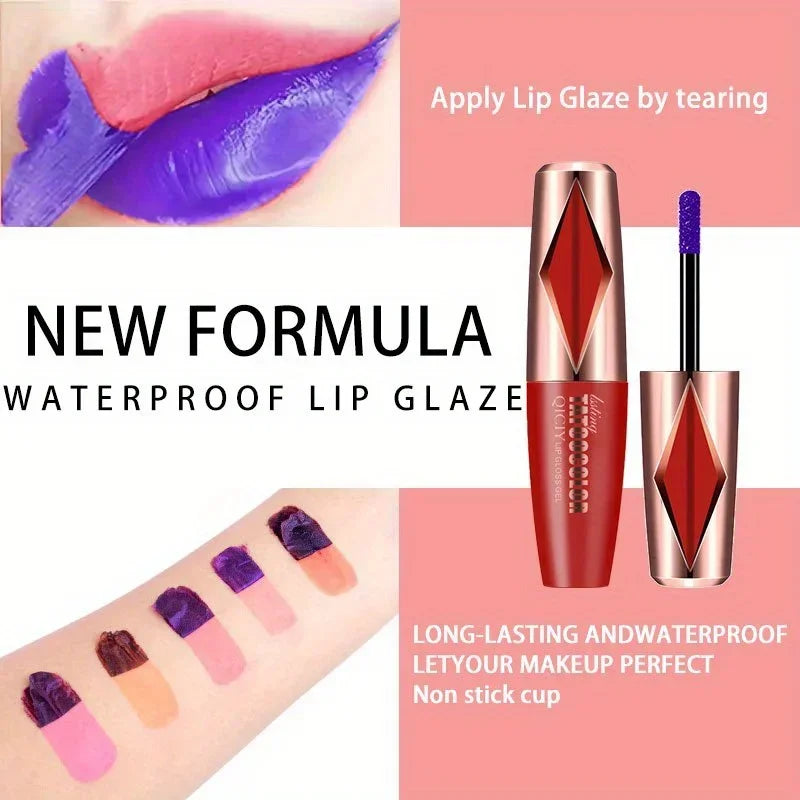 Tear Lip Gloss Matte Lipstick Non-stick Cup Waterproof Makeup