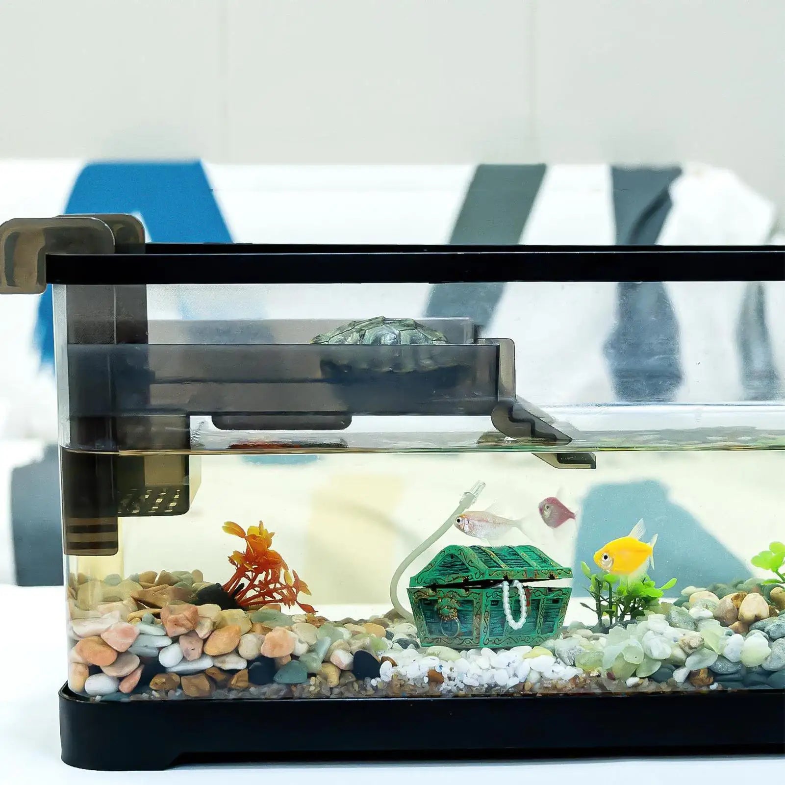Turtle Basking Dock Aquarium Floating Resting Island Aquatic Turtles