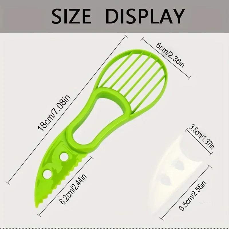 Multifunctional 3 in 1 Avocado Slicer, Outdoor Home Kitchen Camping Accessories Tools Zpaxo