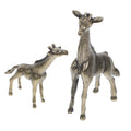 Premium Brass Giraffe Art Sculptures Finish Home Decor Office Desk