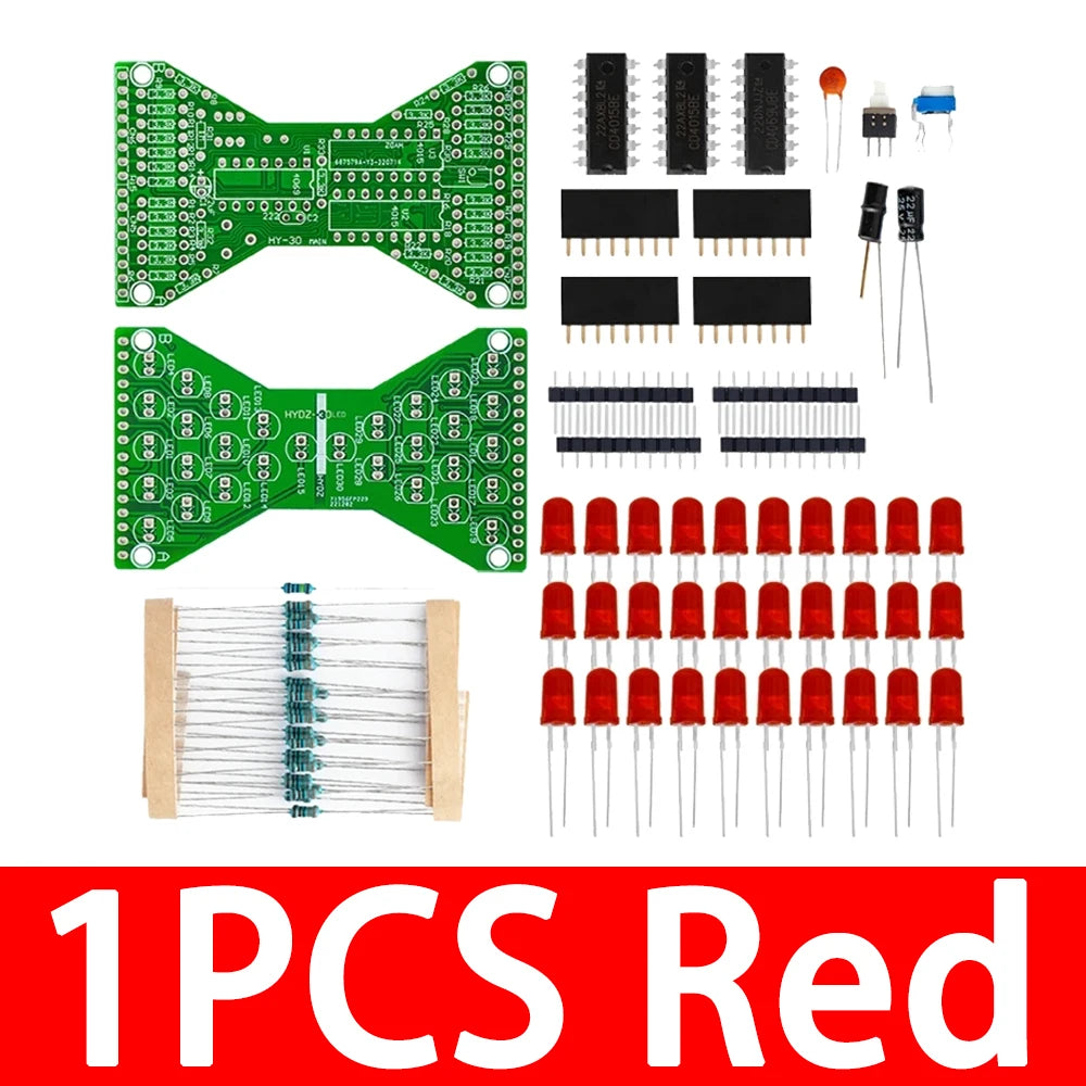 DIY Electronic Hourglass WS2812B RGB LED Matrix Programmable Timing Zpaxo 1pcs Red