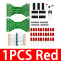 DIY Electronic Hourglass WS2812B RGB LED Matrix Programmable Timing Zpaxo 1pcs Red