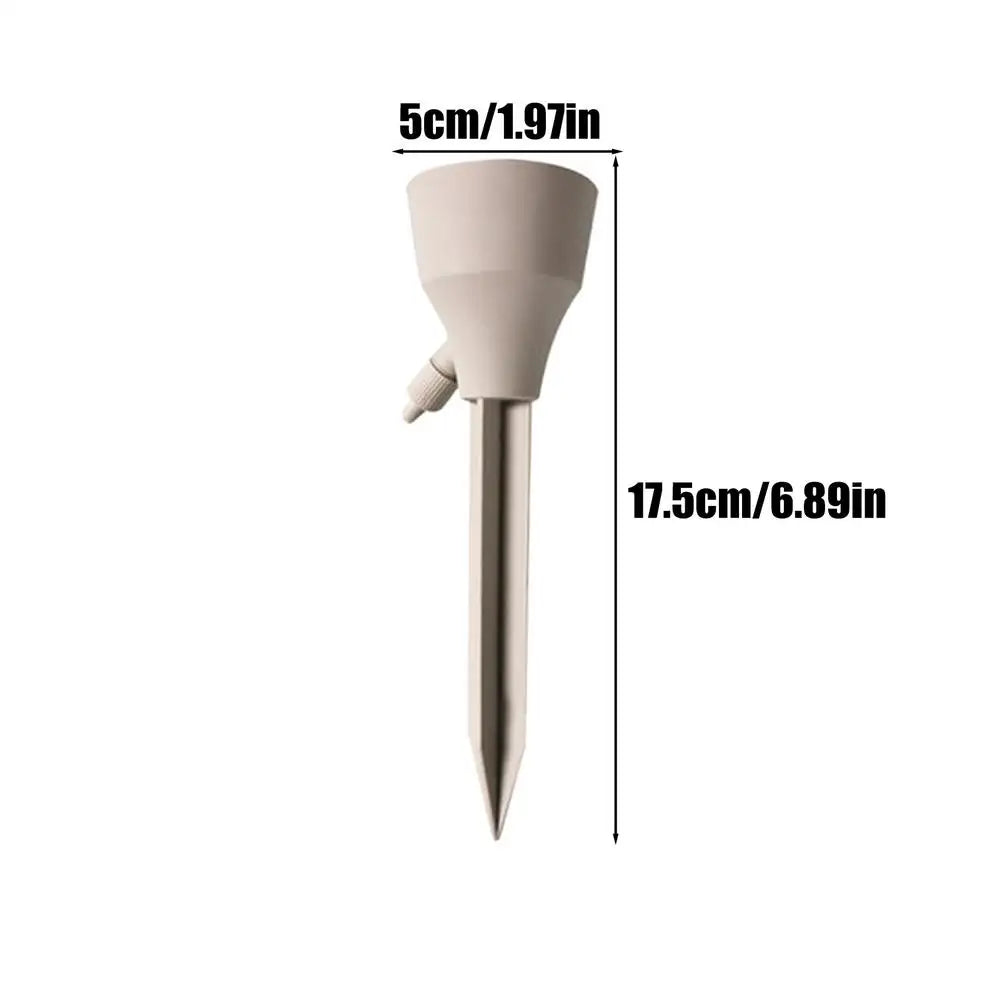 Watering Spikes 3Pcs Adjustable Drip Irrigation System Automatic Self Watering Spikes For Plants Indoor Outdoor Potted Plants Zpaxo cream colored 3Pcs