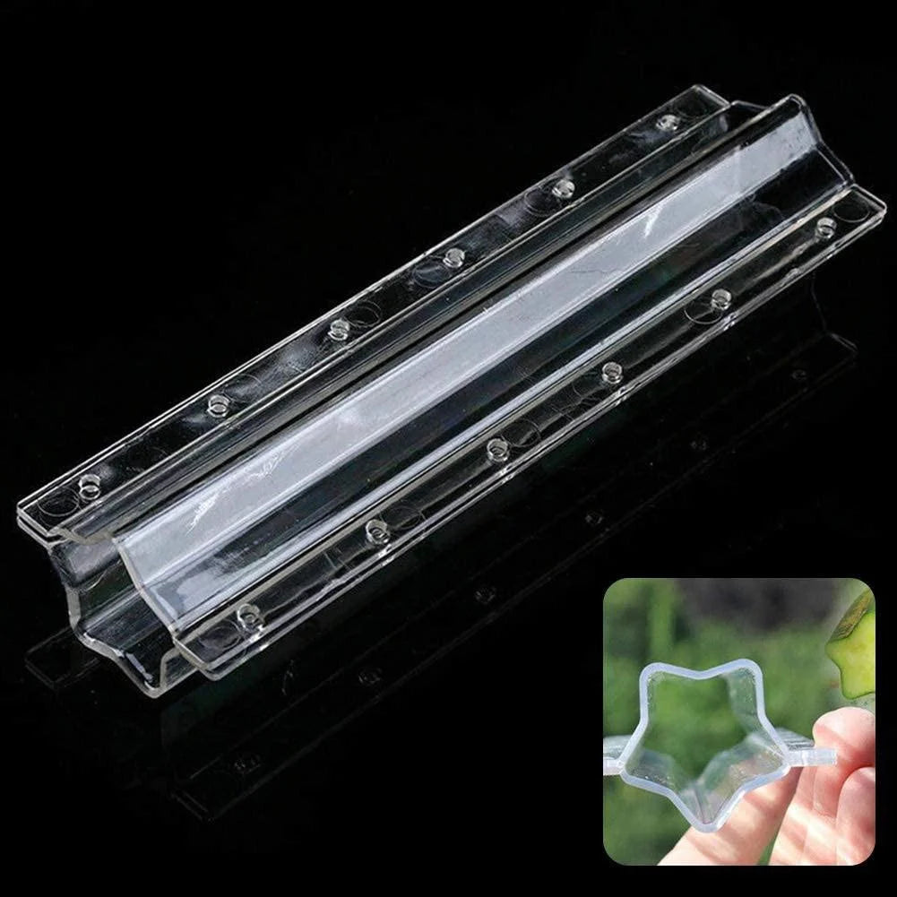 1pc Cucumber Shaping Mold Five Pointed Star Shape Heart-shaped Garden Vegetable Growth Forming Mould Kitchen Cooking Tools drop Zpaxo