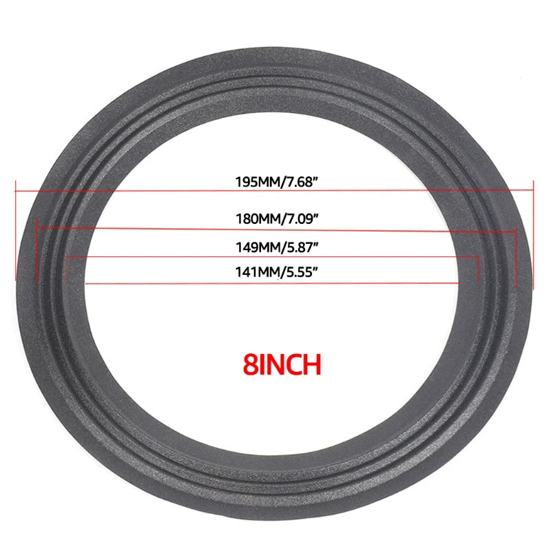 Speaker Cloth Surround Edge Rings Repair 2 Packs 6 5'' 8'' 10 12 15