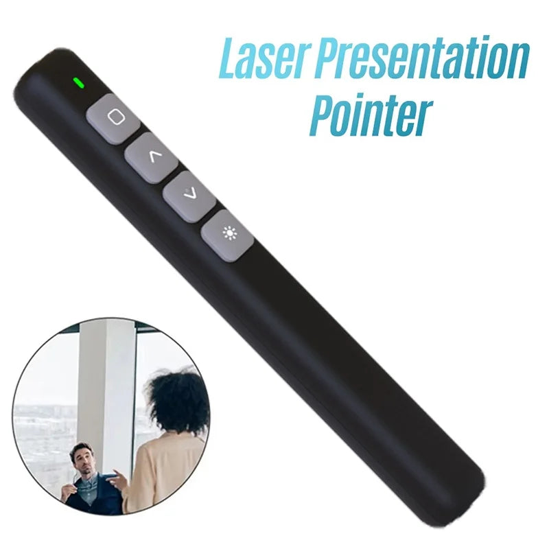 Powerpoint Pen Wireless Presentation Clicker 2 4GHz Infrared USB