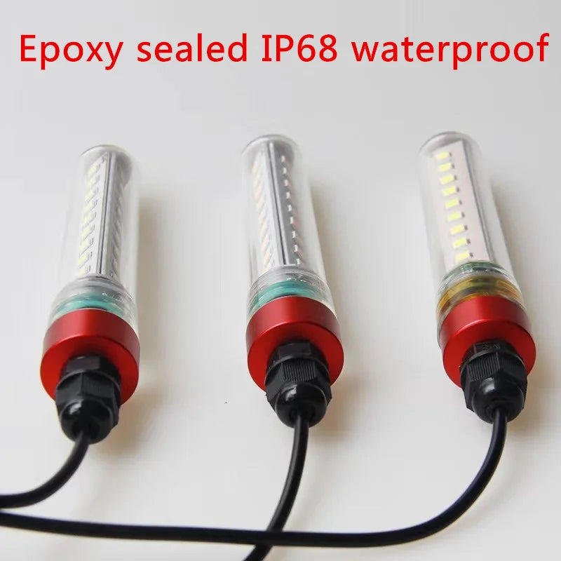 SHINEKNOT 20W LED Underwater Fish Lure Light | 4 Colors IP68 Underwater Fishing Light Zpaxo