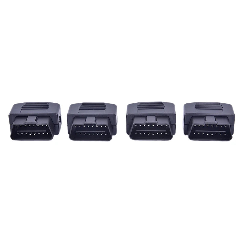OBD II OBD2 L 16 Pin Male Auto Car Connector Cable Wire Sockets Plug