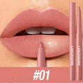 LANGMANNI Sexy Velvet Matte Lip Liner Pen Waterproof Silky Natural Contour Non-Stick Cup Makeup Lipstick Pencil Lasting Cosmetic Zpaxo 01