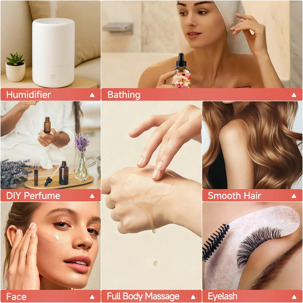 Cinnamon Apple Essential Oil Natural Fragrance Suitable Body Massage Zpaxo