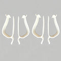 Anti Loose Toilet Seat Stabilizer 1 Touch Lid Handle No Drill Install Zpaxo 2PCS