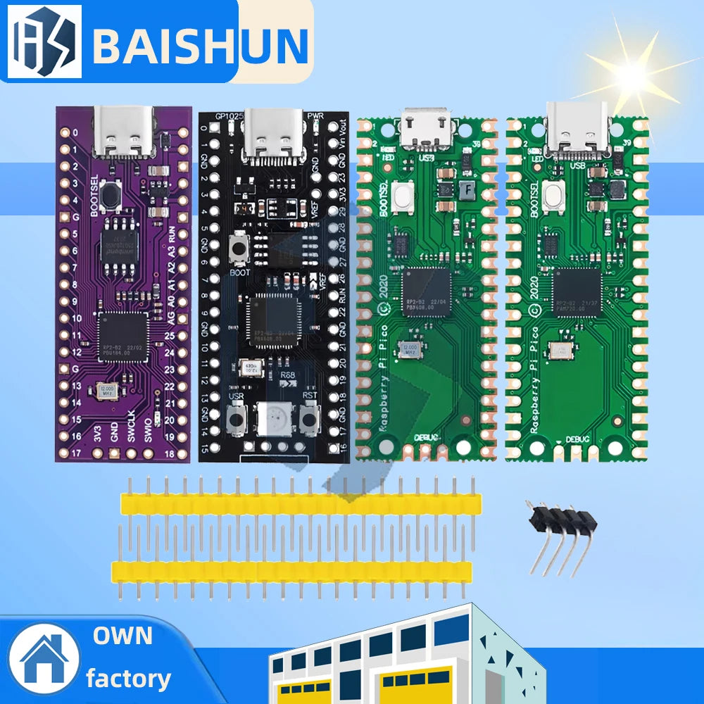 High-performance Raspberry Pi Pico RP2040 Microcontroller Board Zpaxo