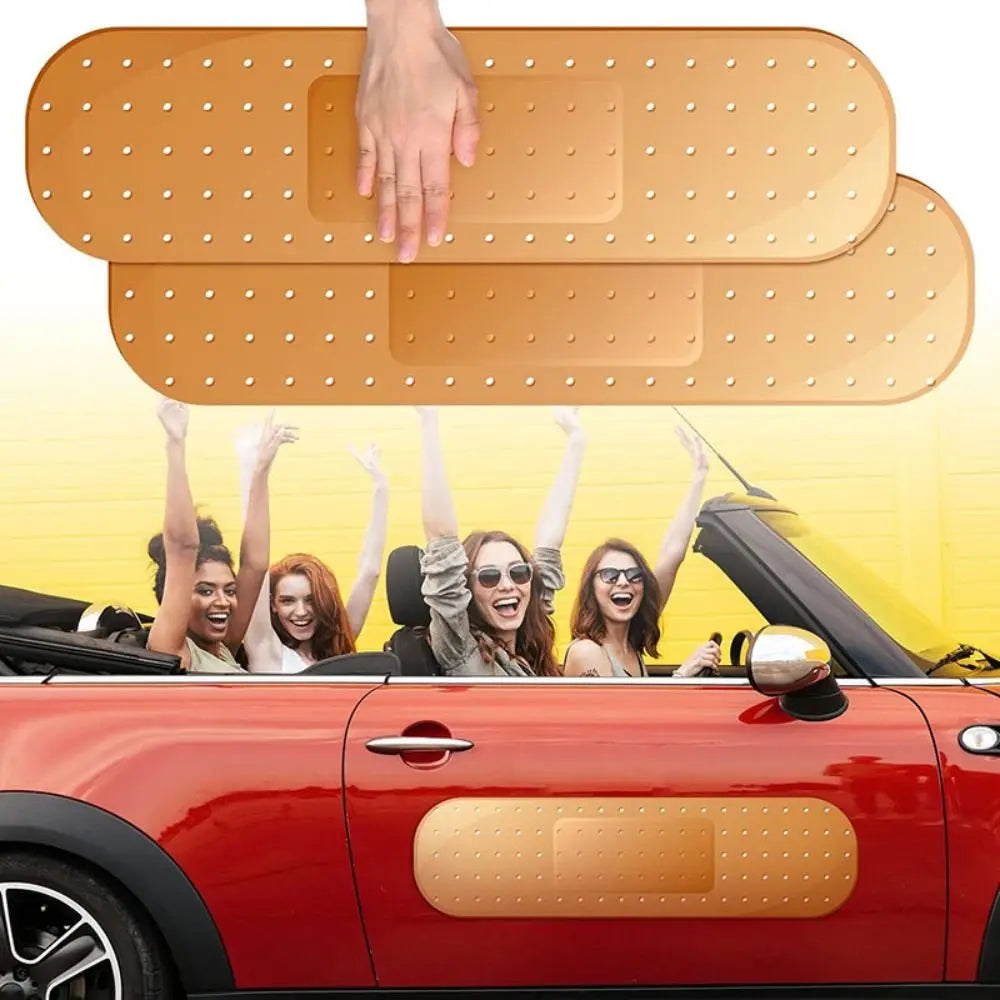 Dented Look Waterproof Car Stickers Reflective Giant Design Funny Zpaxo