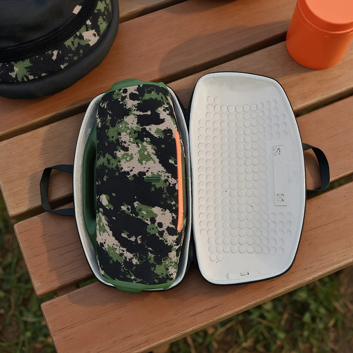 BOOMBOX 4 Speaker Storage Case Waterproof Hard Audio Protect Box Zpaxo