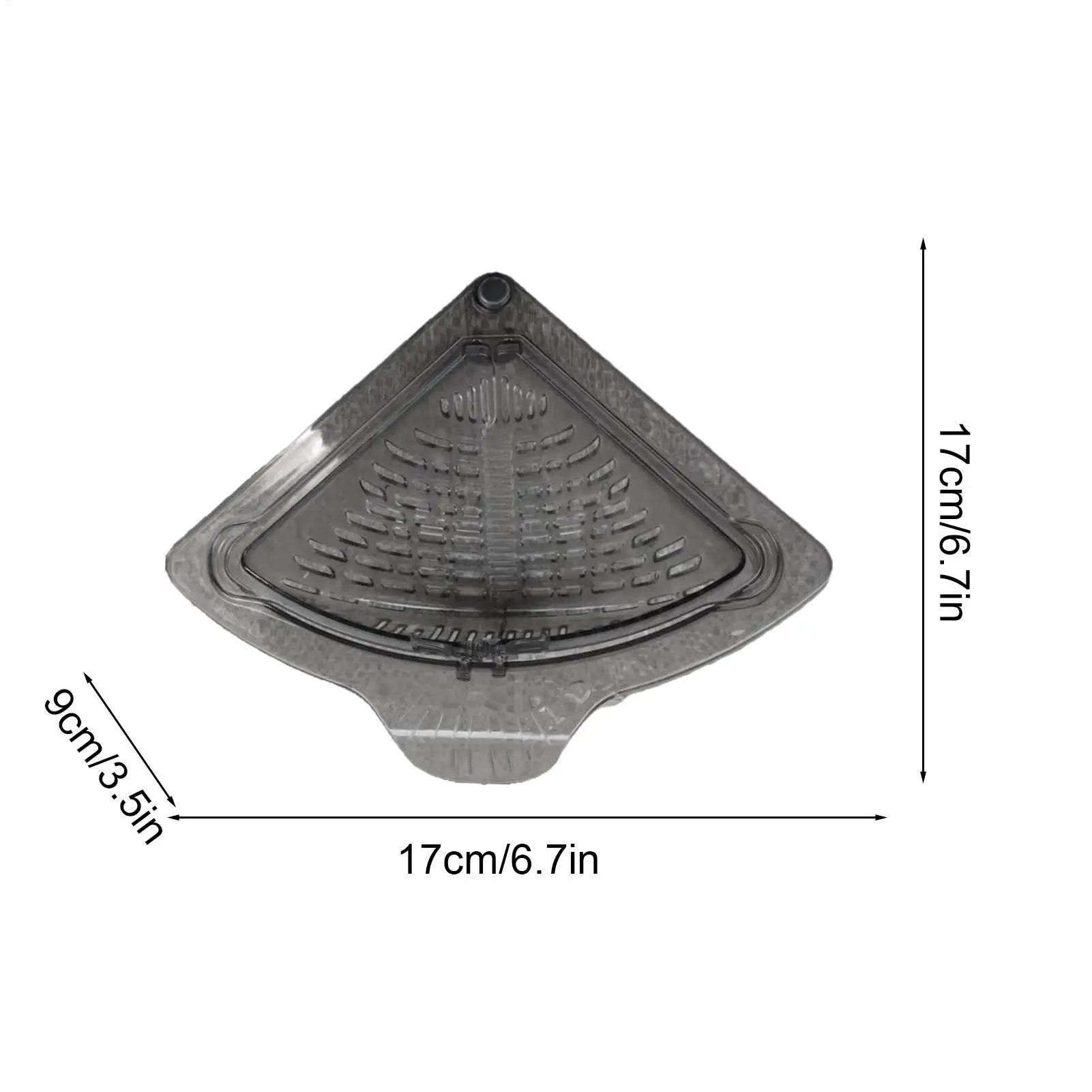 Corner Sink Strainer Magnetic Food Waste Catcher Draining Basket Clog