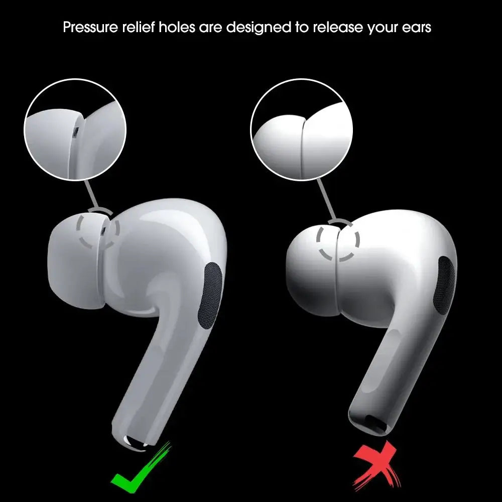 Soft Silicone Ear Tips Apple Airpods 1st 2nd Generation Air Pods