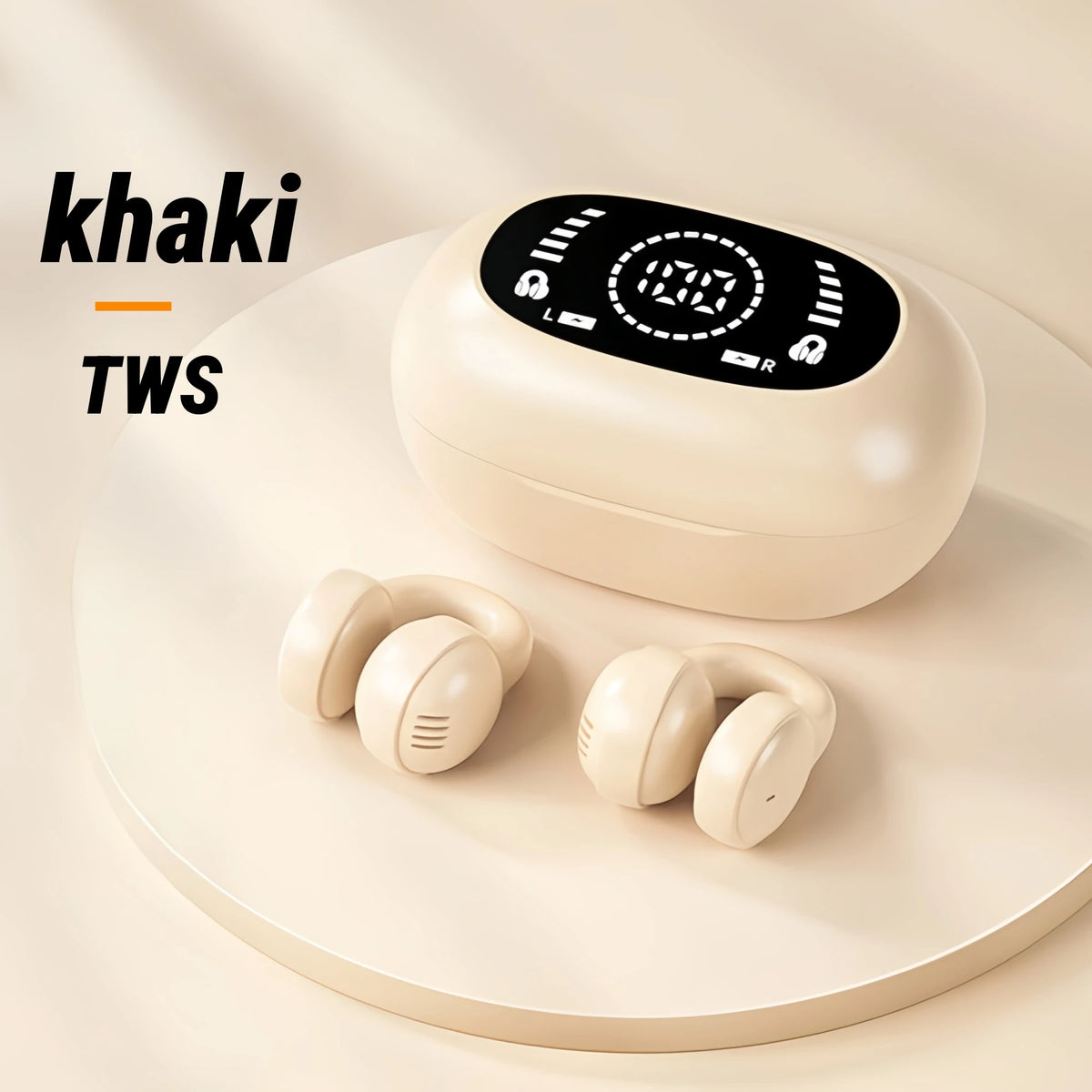 Wireless Open Ear Clip Earphones Bluetooth Music Sports Fashion Touch Zpaxo Skin Color China Mainland