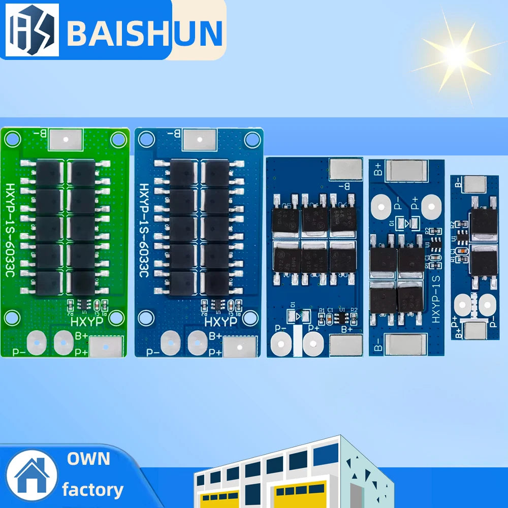 BMS 1S 12A 16A 24A 30A 3 2V LiFePO4 7V Lithium Battery Protection Zpaxo