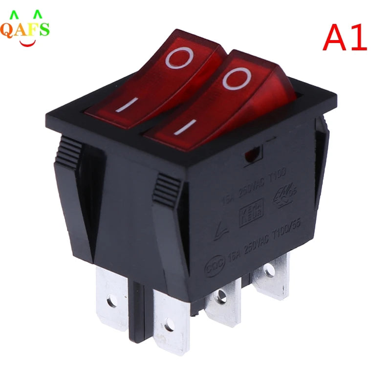 RK1-23 Oil Heater Switch OFF Rocker 250V 16A Double Buttons
