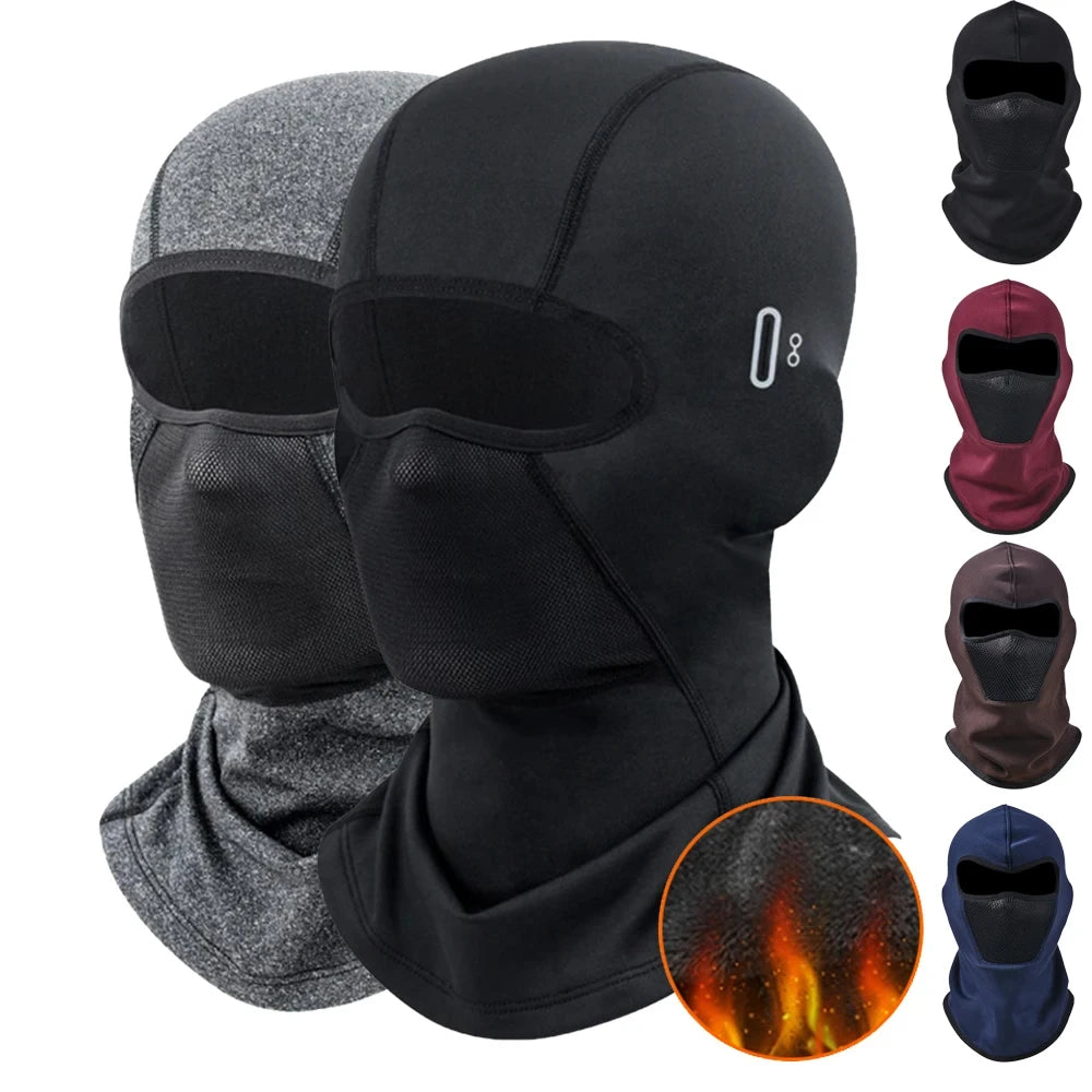 Thermal Winter Balaclava Cycling Full Face Mask Warm Outdoor Sports Motorcycle Ski Fishing Hunting Mask Fleece Scarf Cap Bandana Zpaxo