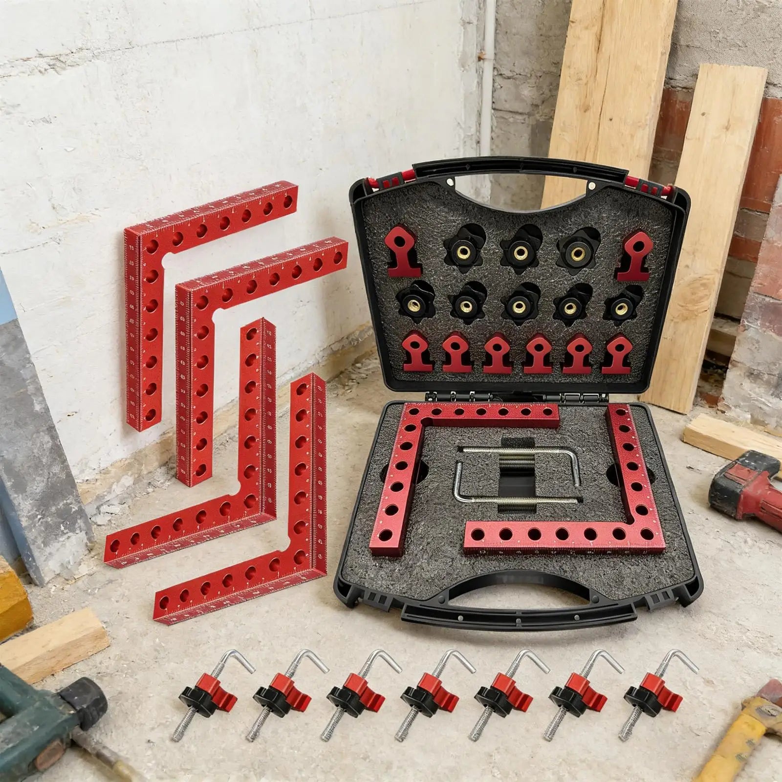 Right Angle Positioning Clamps Clamping Aluminum Alloy Jig 90 Degree