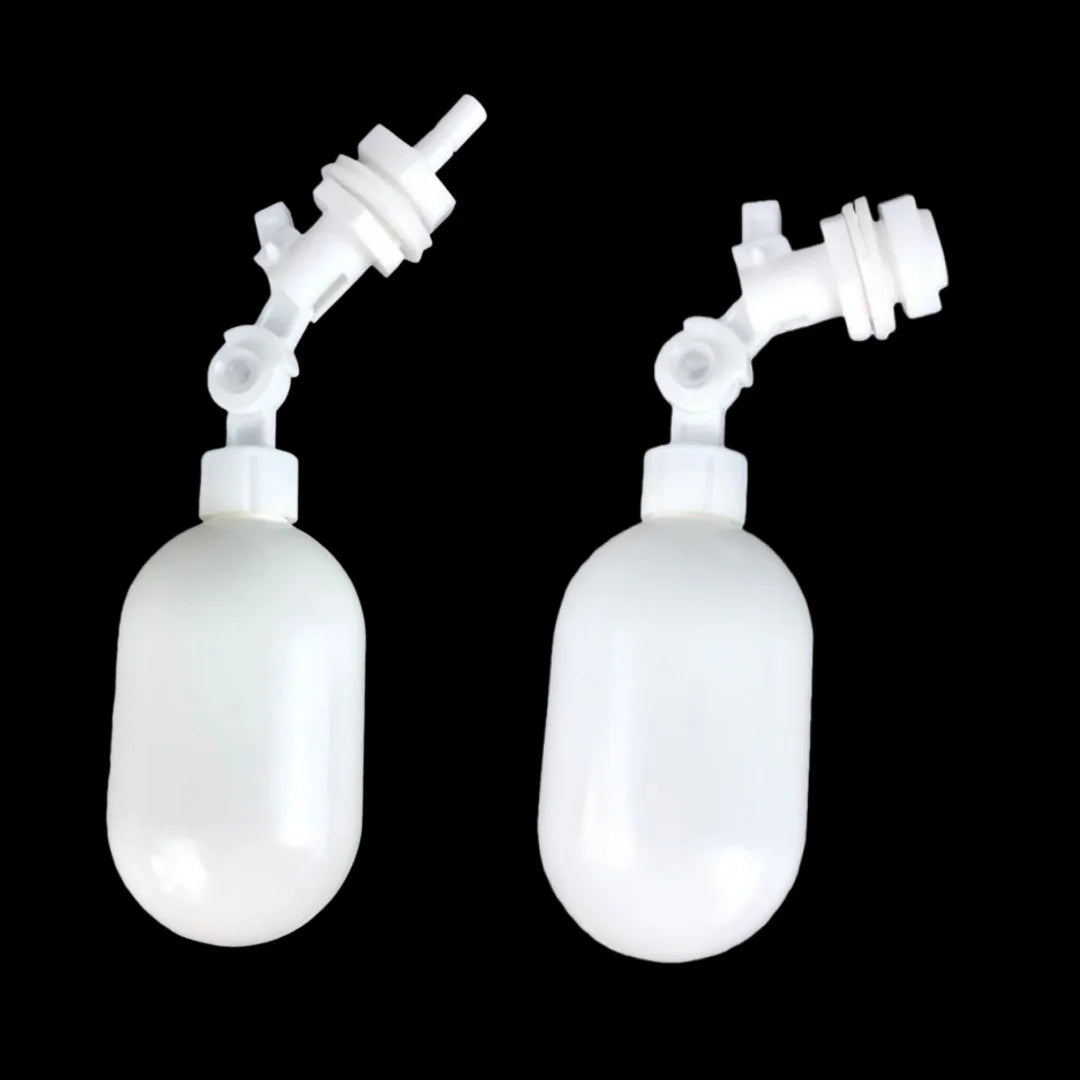White Plastic Adjustable Auto Fill Float Ball Valve Water Control