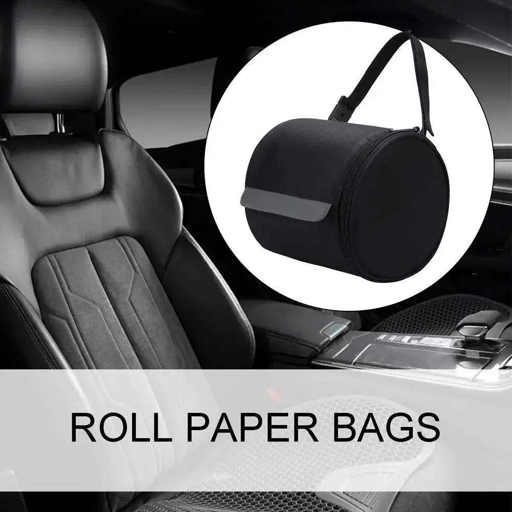 Waterproof Toilet Paper Cover Smooth Zipper Portable Bag Foldable Zpaxo