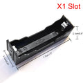 18650 Battery Case 1X 2X 3X 4X 18650 Battery Holder 18650 Battery Storage Box 1 2 3 4 Slot Batteries Container Hard Pin DIY Case Zpaxo 1 slot