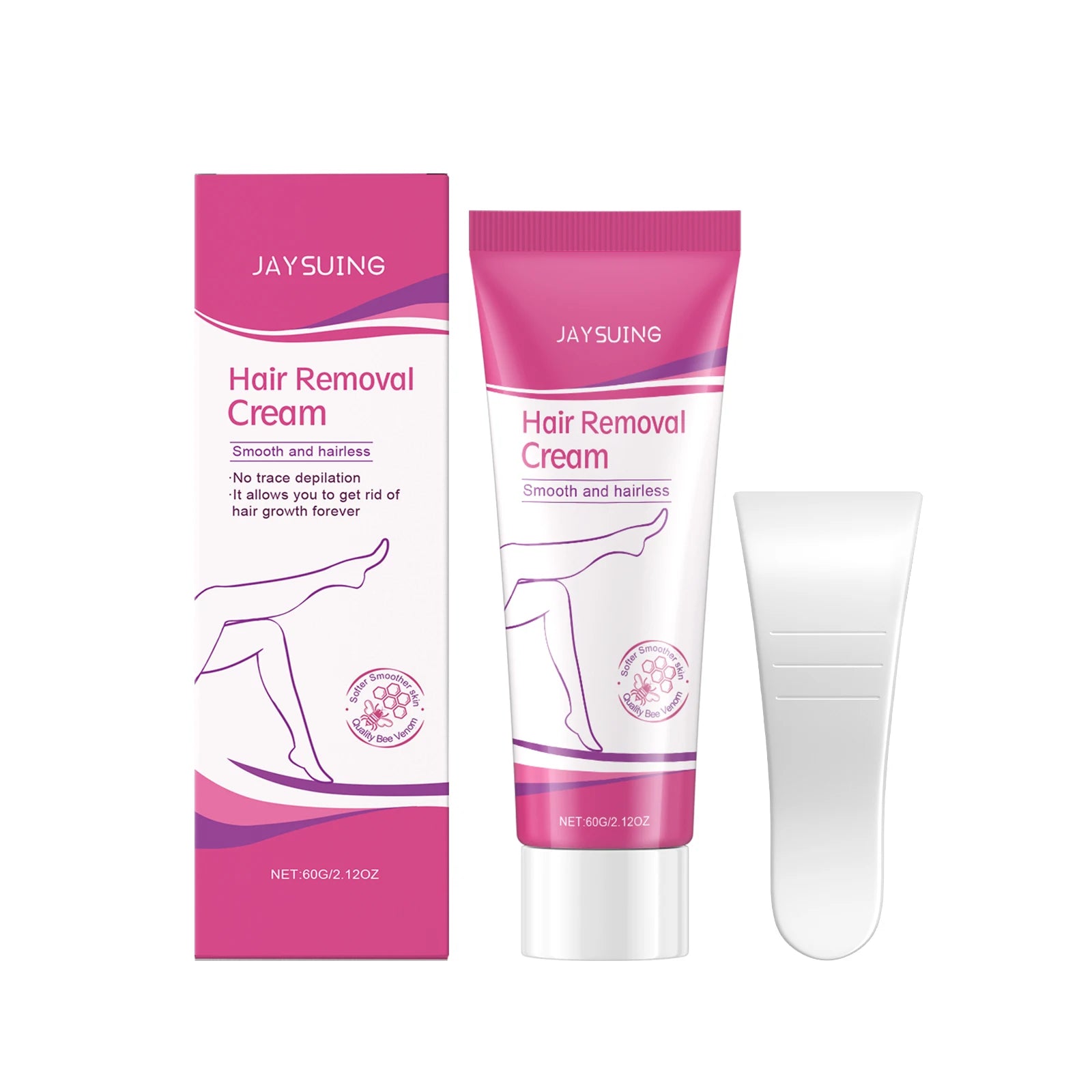 Jaysuing Painless Body Hair Removal Cream & Depilatory Spray Hair Removal Cream Zpaxo 60g Cream
