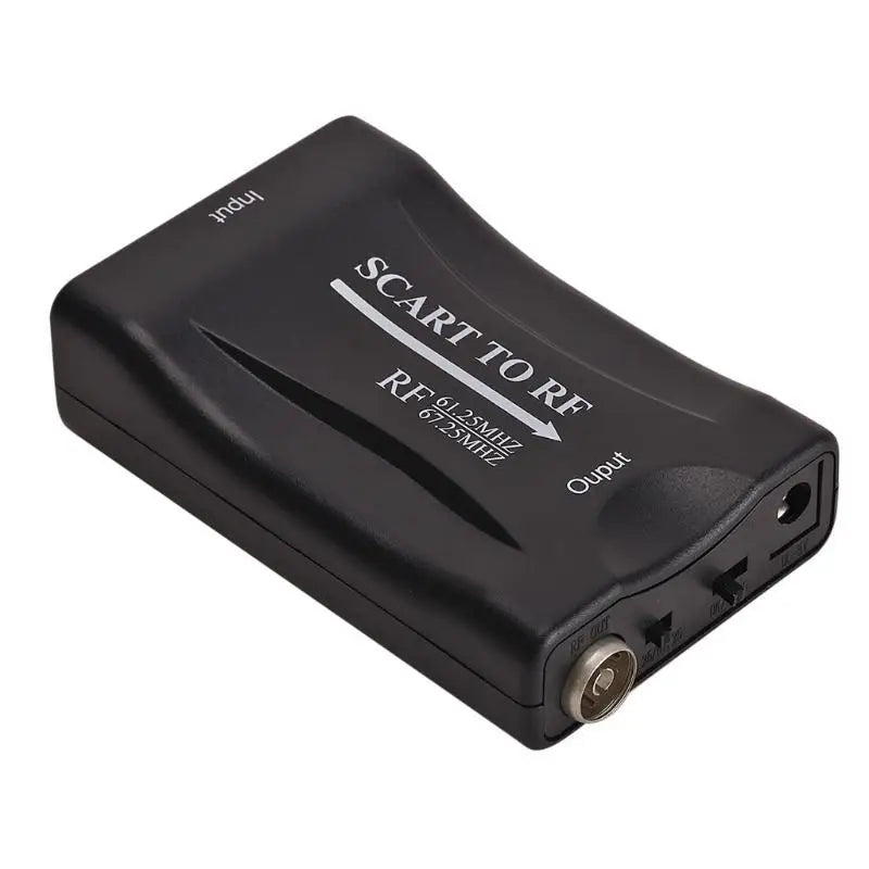 652F Scart RF Video Adapter 67 25Mhz 61 Portable Lightweight Zpaxo