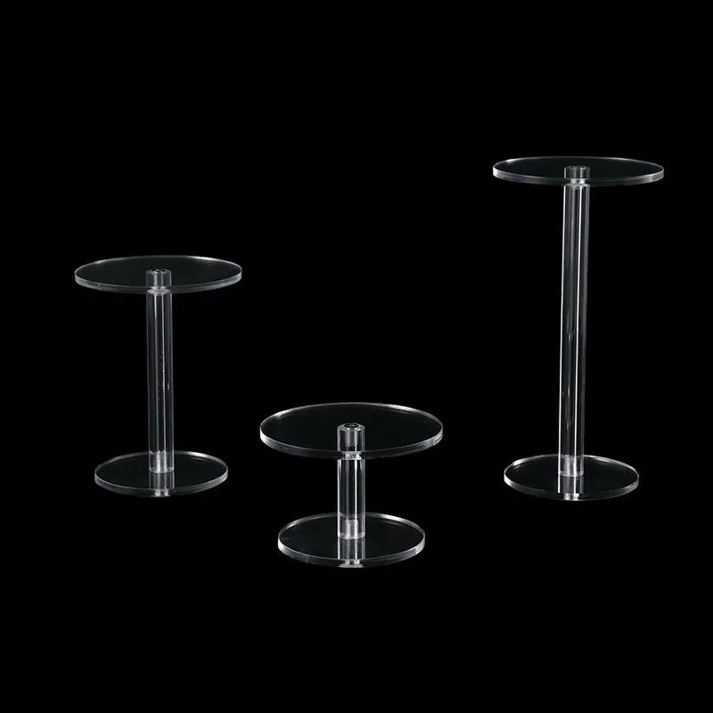 CMTransparent Acrylic Tiered Round Display Stand Anime Figures Model