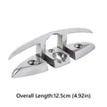 1PCS Stainless Steel 316 Flush Boat Cleats 5inch Marine Mooring Folding Cleat Yacht Sailboat Ships Floating Dock Cleat Accessory Zpaxo 5inch