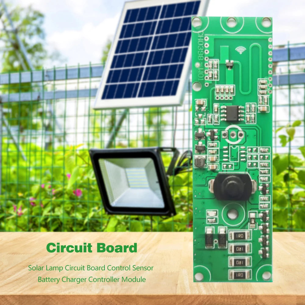 3 2V 7V Radar Induction Solar Wall Light PCB Lamp Control Board