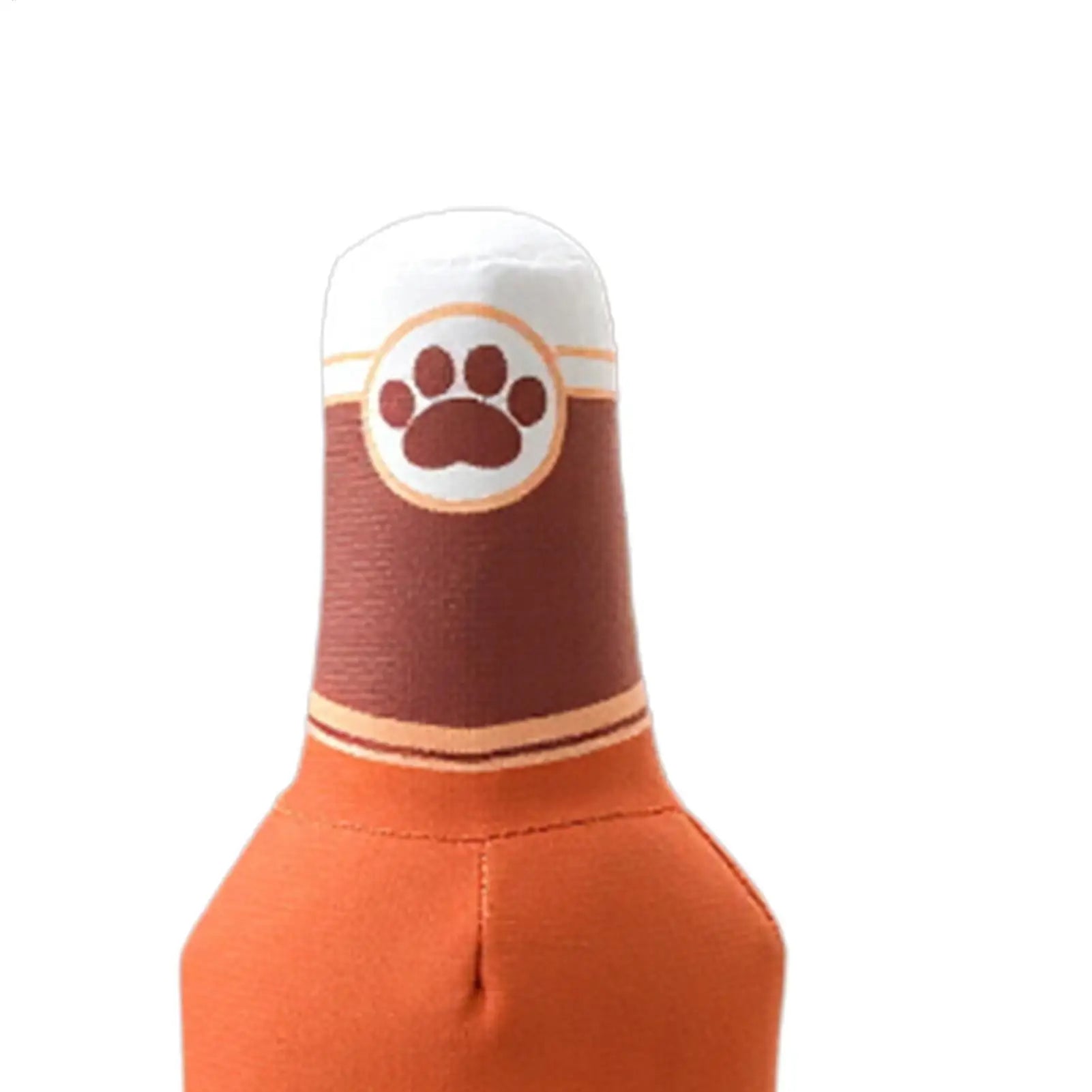 Beer Bottle Squeaky Plush Dog Toy – Interactive Chew Toy Squeaky Dog Toy Zpaxo