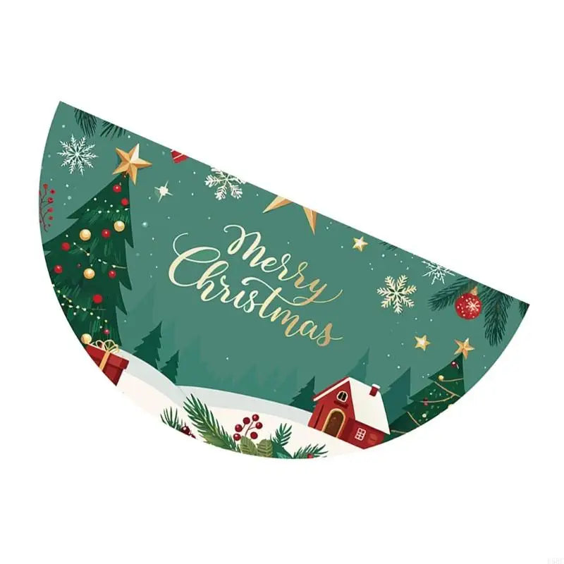 Polyester Christmas Banners Door Hanging Decoration Home Office Party