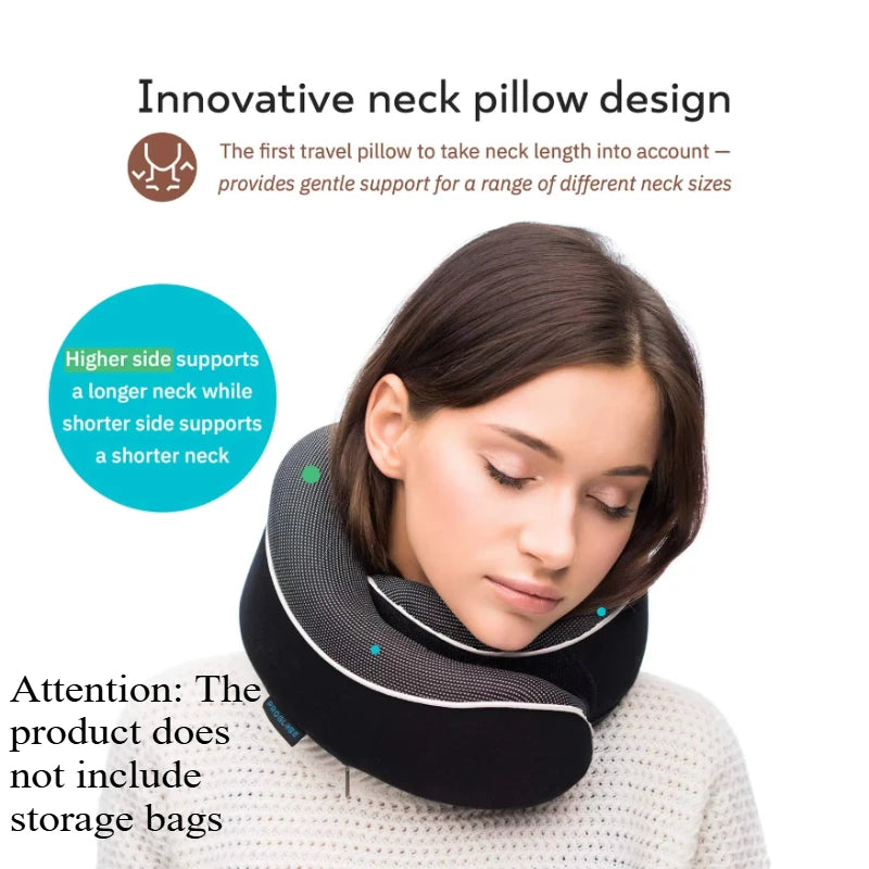 Orthopedic Neck Pillow Travel Pillows Airplanes Memory Foam 360 Head