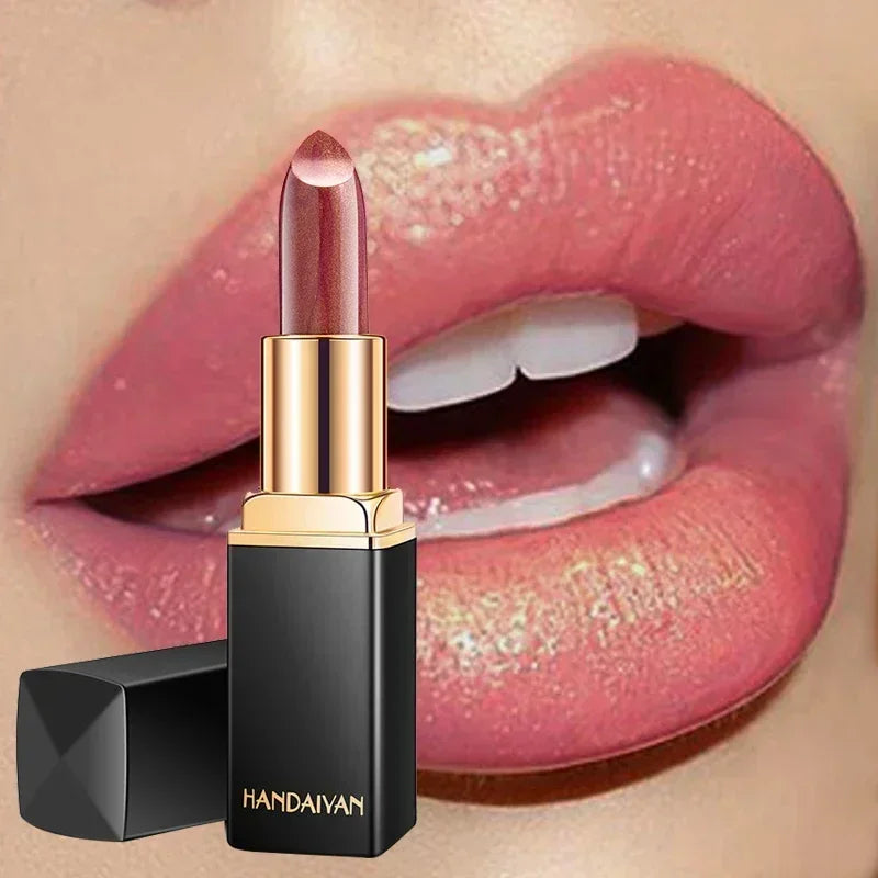 Professional Lips Makeup Waterproof Shimmer Long Lasting Pigment Nude Zpaxo