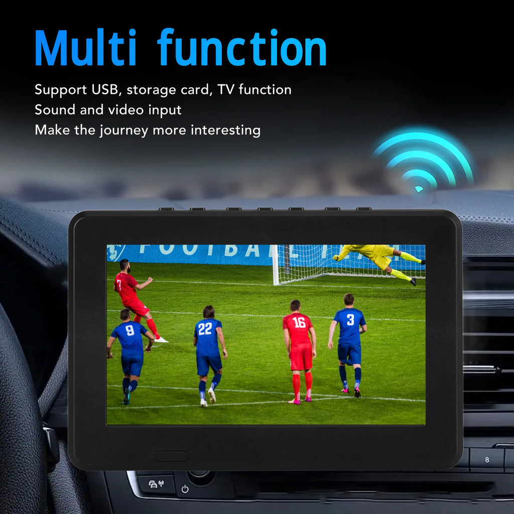 Portable Digital TV ATSC USB Storage Card Function Rechargeable 1080P