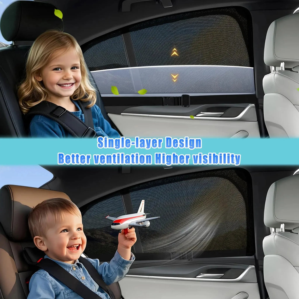 Car Window Mesh Sunshade Heat Insulation Sun Protection Strong