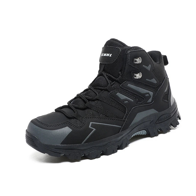 Winter Hiking Shoes Men Women Same High-top Outdoor Sports Zpaxo 263Black 38 China Mainland